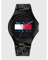 Tommy Hilfiger - Elektrische Uhr mit Logo-Armband und Flag - Lyst