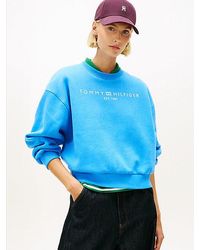 Tommy Hilfiger - Sudadera Amplia De Felpa Flexible - Lyst