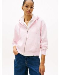 Tommy Hilfiger - Hoodie Met Rits En Logo - Lyst