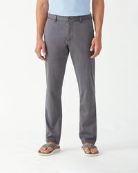 Tommy Bahama Khaki Pants 38x33 Pleated Cuffed Tan Silk Cotton Mens 6582 