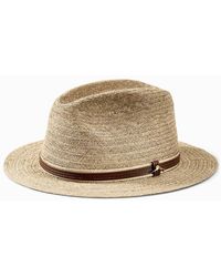 Tommy Bahama Fine Raffia Braid Safari Hat - Natural