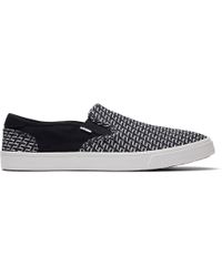 TOMS Leinen Graue Espadrilles aus Leinen mit geflochtenem TOMS Leinen Graue Espadrilles aus Leinen mit geflochtenem