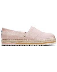 meuf capri blue canvas platform women's espadrilles