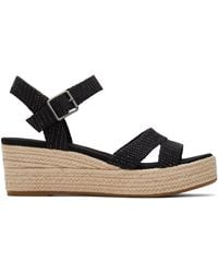 TOMS - Audrey Wedge Sandal - Lyst