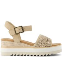 TOMS - Diana Wedge Sandal - Lyst