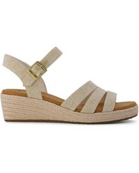 TOMS - Julia Wedge Sandal - Lyst