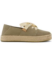 TOMS - Carolina Lace Up Espadrille - Lyst