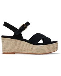 TOMS Wedge sandals for Women - Up to 33% off at Lyst.com