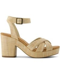 TOMS - Majorca Strappy Heeled Sandal - Lyst