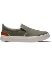 TOMS Leinen Graue Espadrilles aus Leinen mit geflochtenem TOMS Leinen Graue Espadrilles aus Leinen mit geflochtenem
