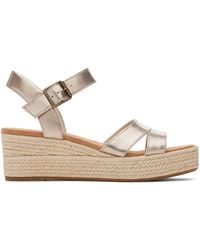 TOMS - Audrey Wedge Sandal - Lyst