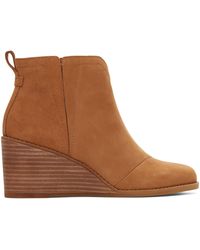 TOMS - Clare Wedge Boots - Lyst
