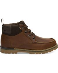 TOMS Hawthorne Imperméables En Cuir Marron chaussures