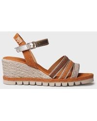 Toni Pons - Leather Wedge Espadrille With Light Flexible Sole - Lyst