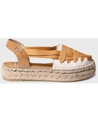 Toni Pons - Flat Espadrilles With Crossed Straps - Lyst