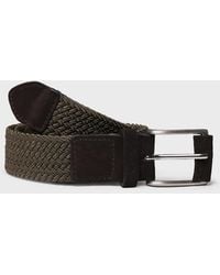 Toni Pons - Leather And Fabric Belt - Lyst