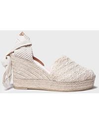 Toni Pons - High Wedge Espadrilles With Ribbons - Lyst