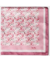 Toni Pons - Square Silk Scarf With Flowers - Lyst