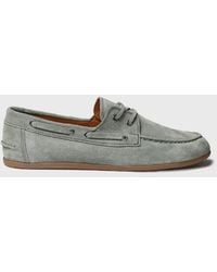 Toni Pons - Suede Boat Shoes With Leather Laces - Lyst