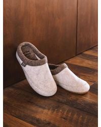 Toni Pons - Backless Felt Slippers With Wedge - Lyst