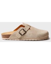 Toni Pons - Suede Clog With Buckle - Lyst