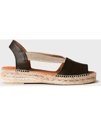 Toni Pons - Flat Leather Sandal With Elastics - Lyst