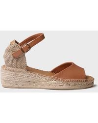 Toni Pons - Open Espadrille For With Low Wedge - Lyst