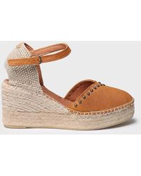 Toni Pons - Espadrille With Wedge And Studs - Lyst