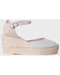 Toni Pons - Split Leather Espadrilles With Wedge For Brides - Lyst