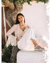 Toni Pons - Embroidered Espadrilles With Adjustable Ankle Strap - Lyst
