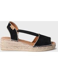 Toni Pons - Suede Wedge Espadrilles - Lyst