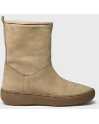 Toni Pons - Nubuck Leather Ankle Boot With Side Zip - Lyst