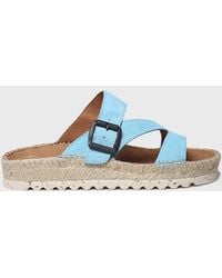 Toni Pons - Flat Sandal With Crossed Straps - Lyst