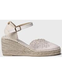 Toni Pons - Embroidered Wedge Espadrille - Lyst