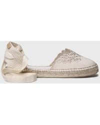 Toni Pons - Flat Espadrille With Ribbons - Lyst