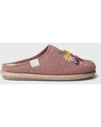 Toni Pons - Felt Slippers For With Flowers - Lyst
