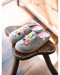 Toni Pons - Felt Slippers For With Flowers - Lyst