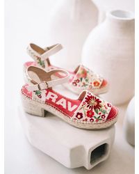 Toni Pons - Low-Heel Espadrille With Floral Embroidery - Lyst