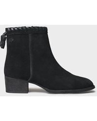 Toni Pons - Suede Ankle Boot With Braiding And Tassels - Lyst