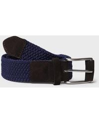 Toni Pons - Leather And Fabric Belt - Lyst