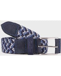 Toni Pons - Leather And Fabric Belt - Lyst