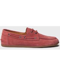 Toni Pons - Suede Boat Shoes With Leather Laces - Lyst