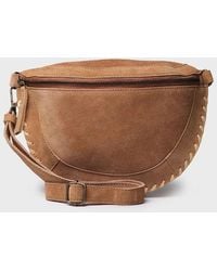 Toni Pons - Suede Crossbody Bag With Rounded Design - Lyst