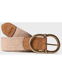 Toni Pons - Fabric And Leather Belt - Lyst