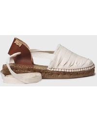 Toni Pons - Flat Espadrille With Ribbons - Lyst