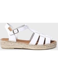 Toni Pons - Flat Leather Fisherman Sandals - Lyst
