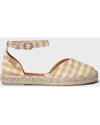Toni Pons - Flat Espadrille With Vichy Check Pattern - Lyst