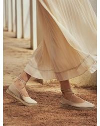 Toni Pons - Leather Ballerina-Style Espadrille For - Lyst