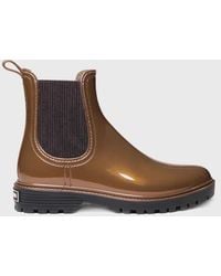 Toni Pons - Rain Boot With Contrasting Elastic Panels - Lyst