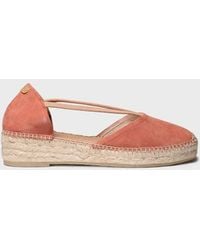 Toni Pons - Suede Espadrille With Straps - Lyst